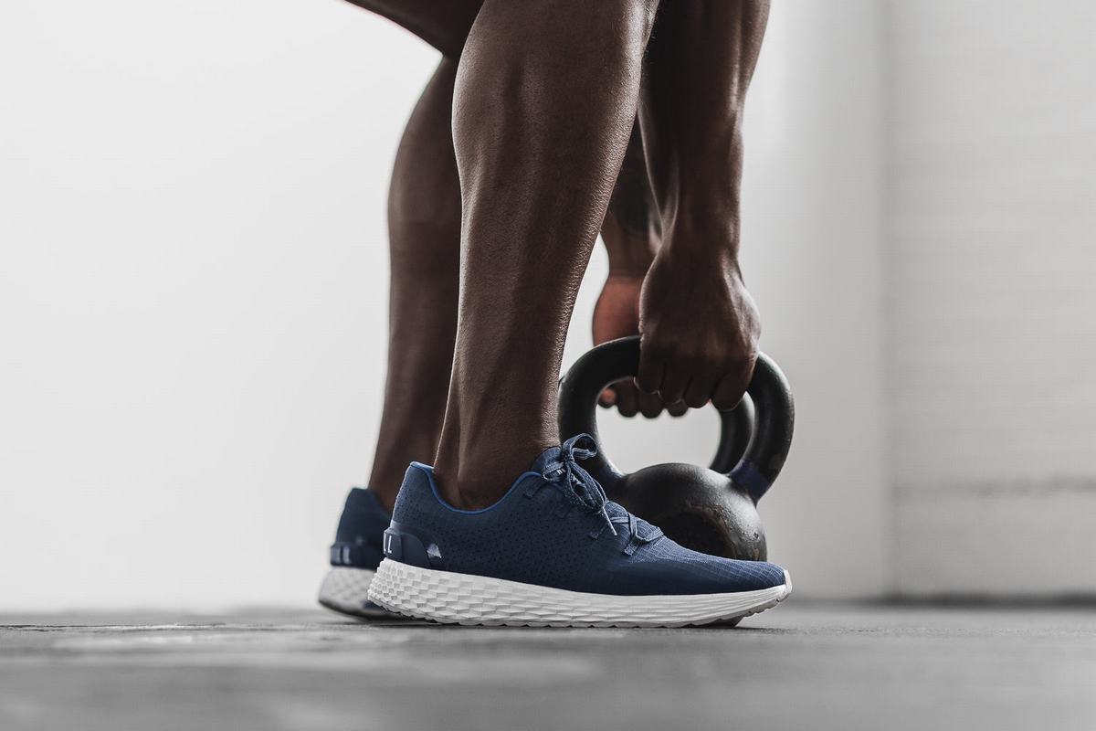 Nobull Ripstop Runner Men's Running Shoes Navy | Australia (UJ5046)